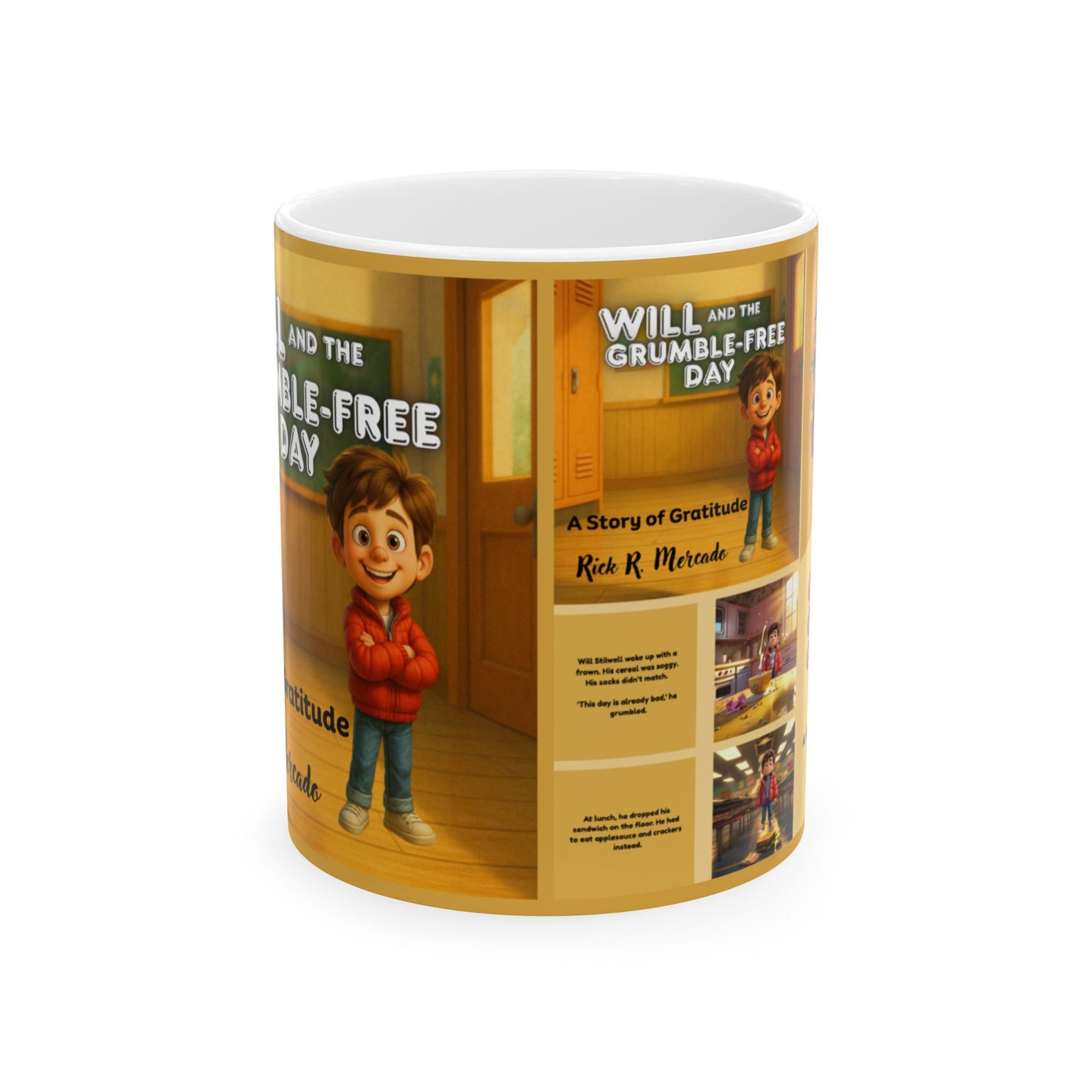Ceramic Mug – Adventures of Young Will Stilwell Mug – Will and the Grumble-Free Day - 11oz & 15oz