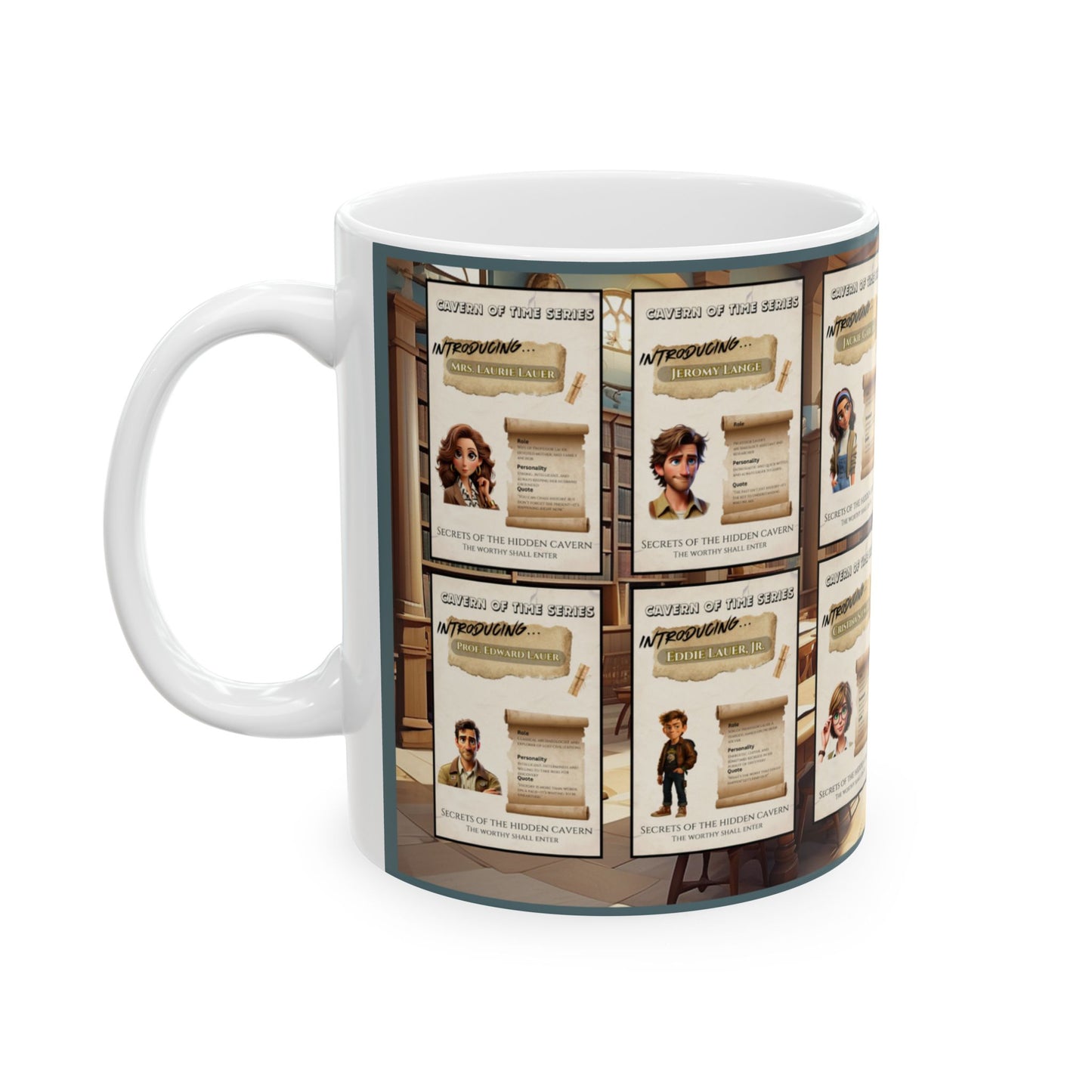 Ceramic Mug – Meet the Team – Cavern of Time Series – Adventure Collection - 11oz & 15oz