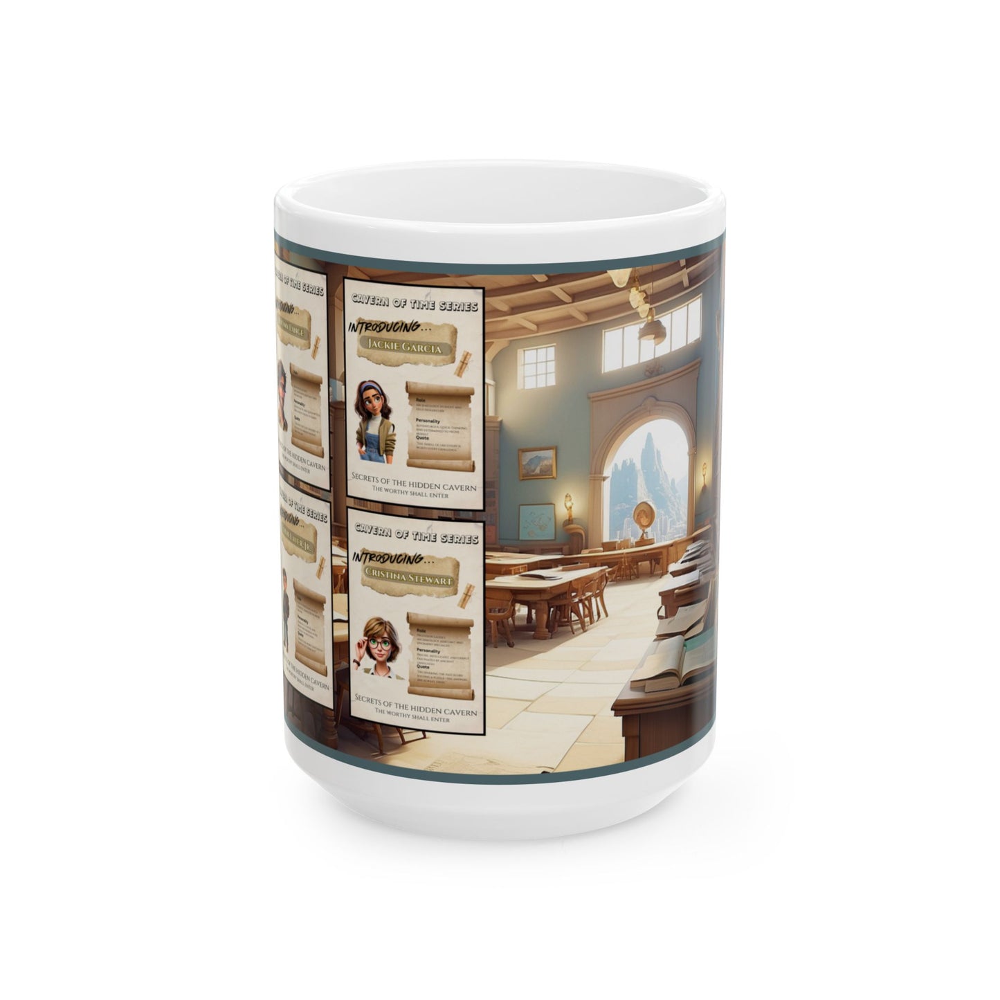 Ceramic Mug – Meet the Team – Cavern of Time Series – Adventure Collection - 11oz & 15oz