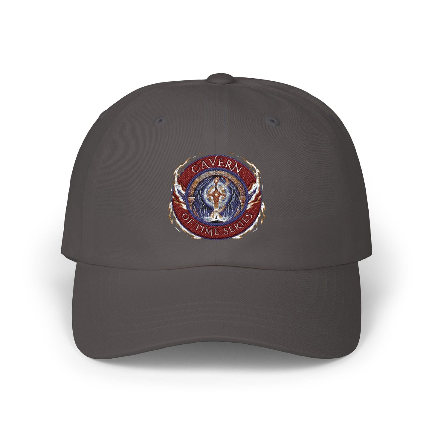 Cavern Dad Cap | Classic White Baseball Hat | Adventure Ready