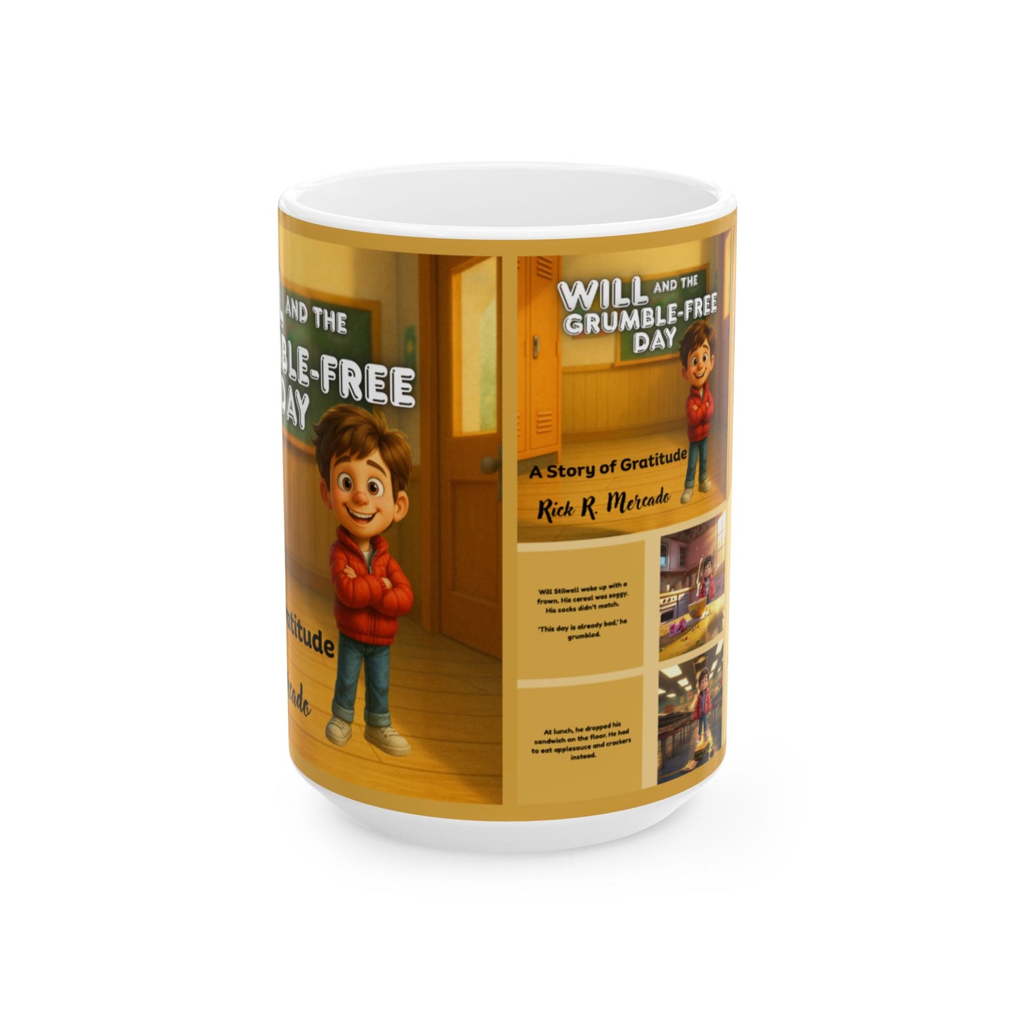 Ceramic Mug – Adventures of Young Will Stilwell Mug – Will and the Grumble-Free Day - 11oz & 15oz