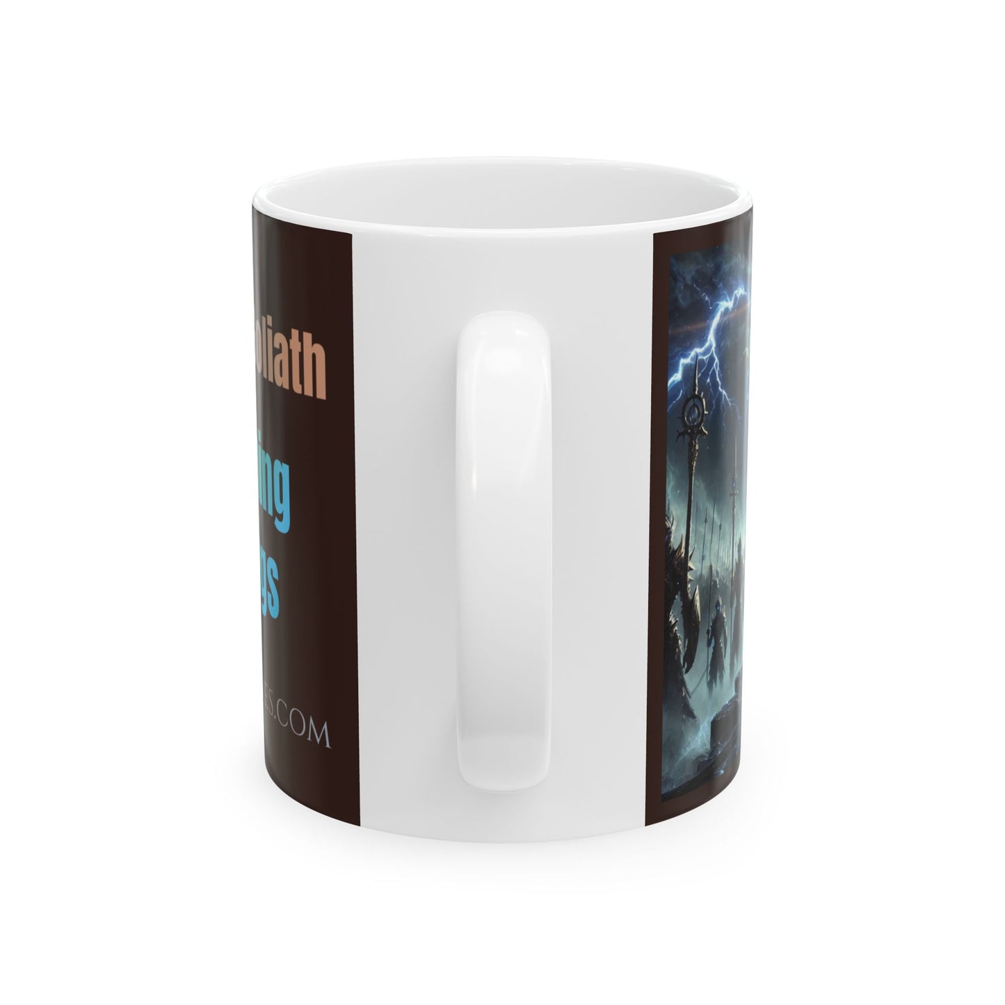 Ceramic Mug - Cavern of Time Series - Sword of the Goliath – "Accomplishing Great Things" 11oz & 15oz