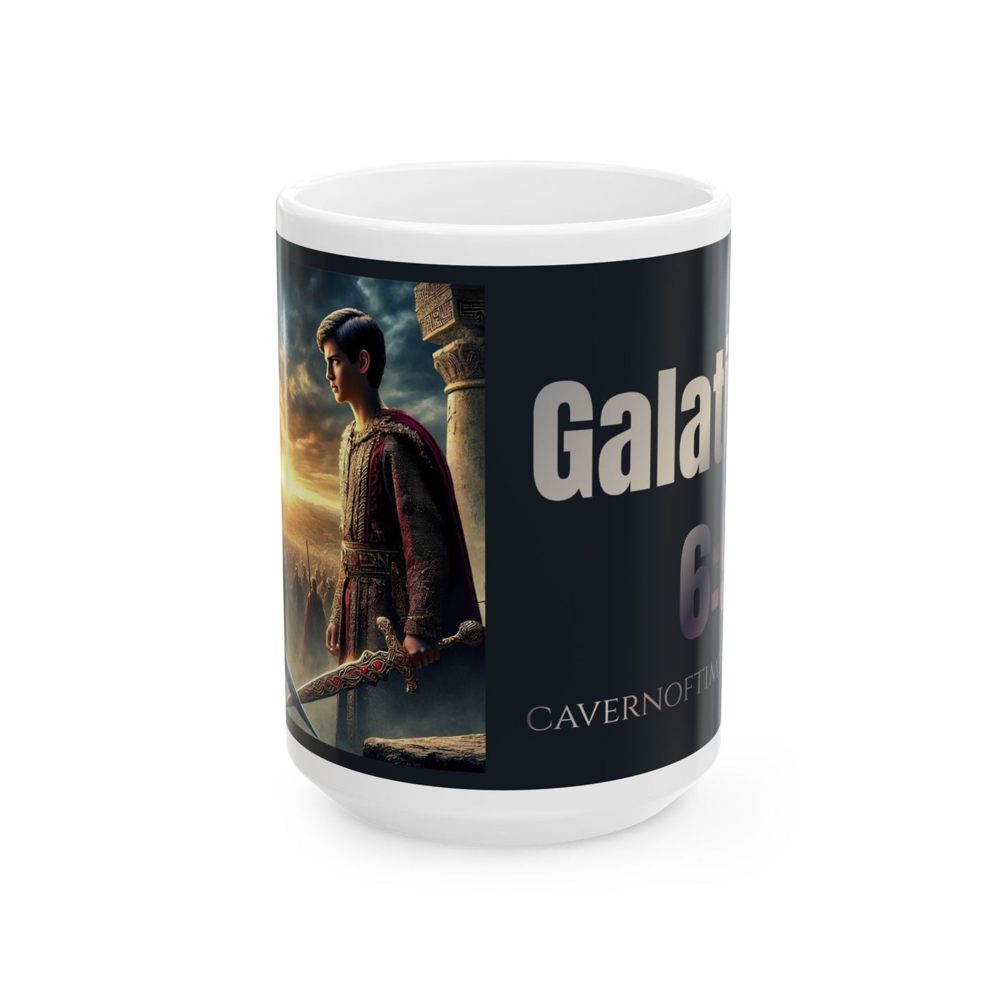 Ceramic Mug – The Search for the Entrance to Eden – Galatians 6:9 Cavern of Time Series – Adventure Collection - 11oz & 15oz