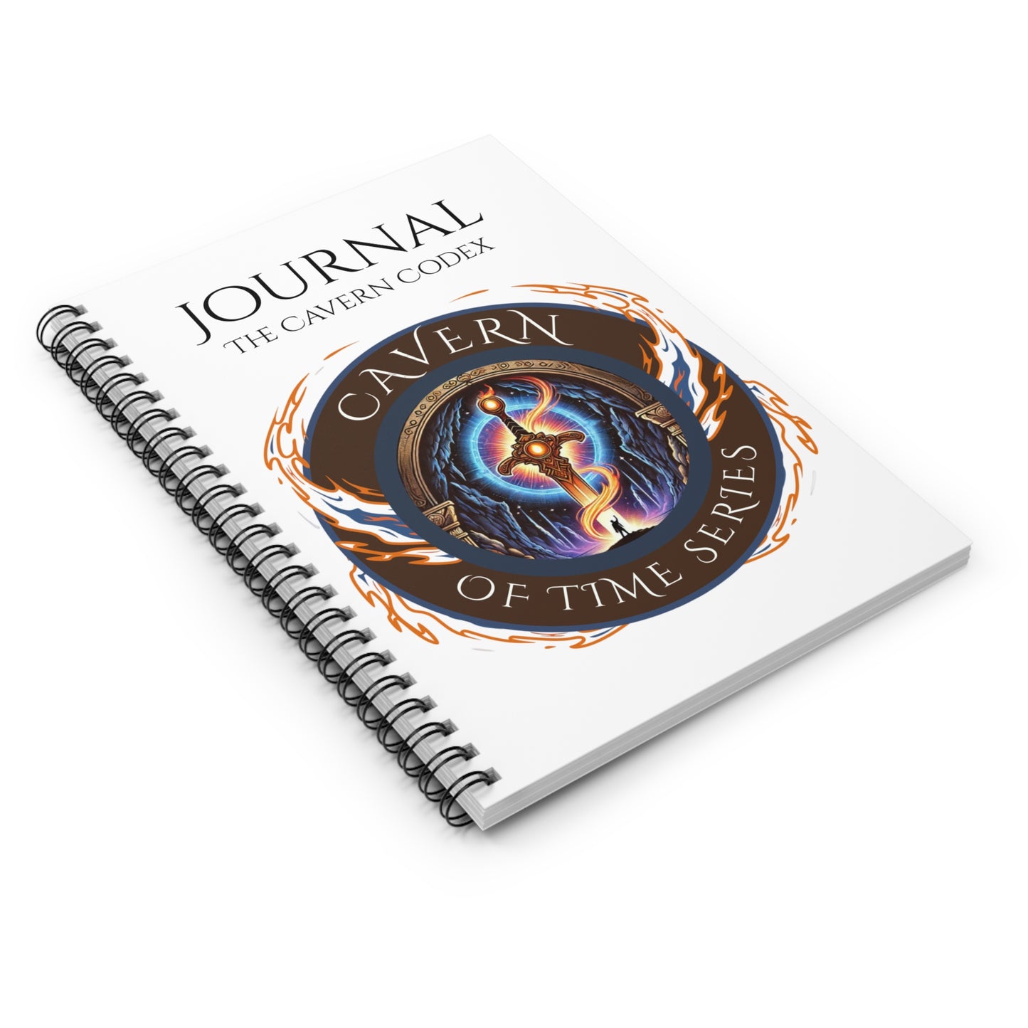 The Cavern Codex Spiral Notebook - Ruled Line for Fantasy Lovers | Perfect for Writing, Journaling, and Note-Taking