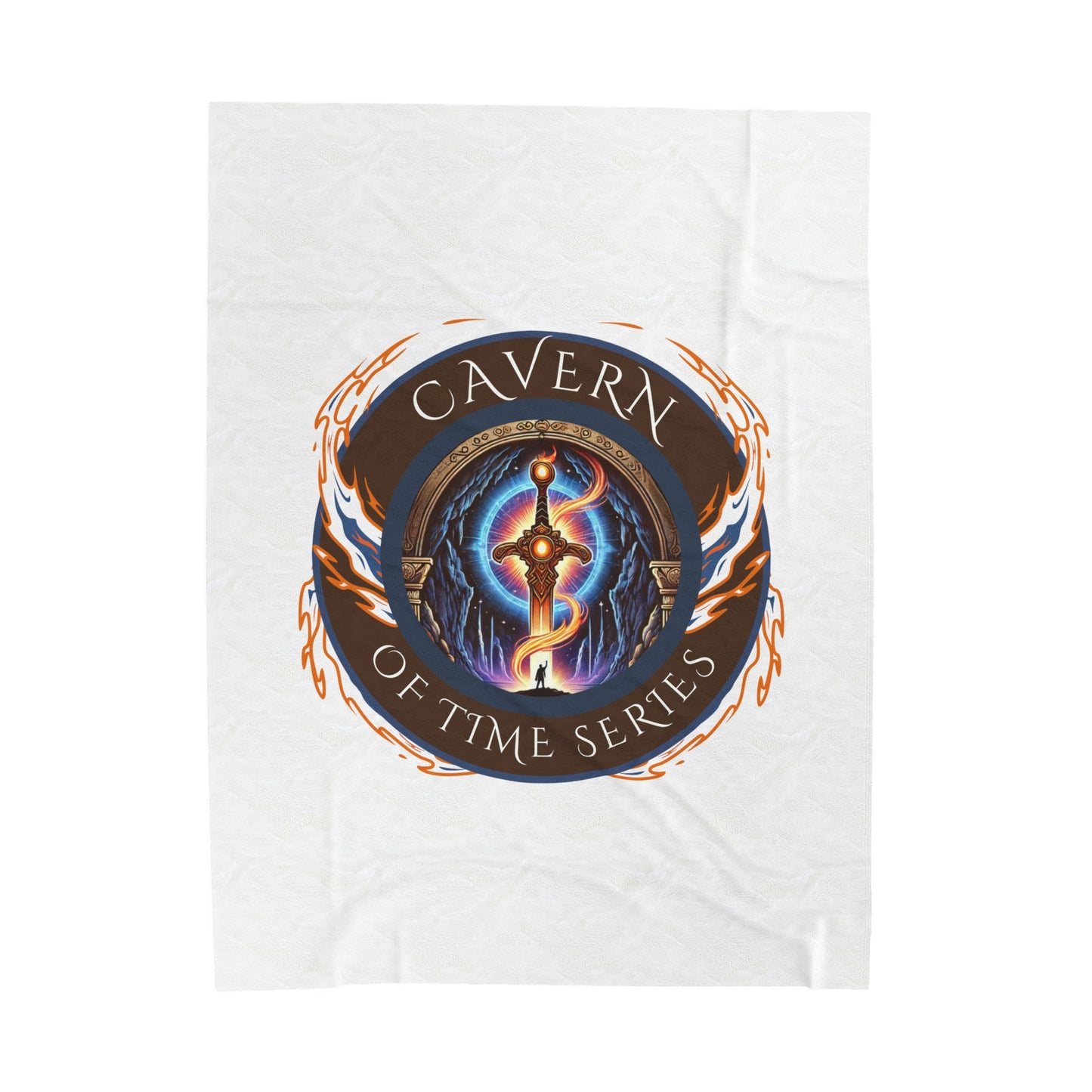 Cavern of Time Series Velveteen Plush Blanket – Cozy Fantasy Throw for Adventurers