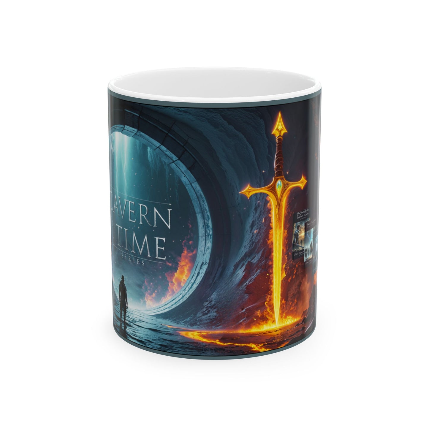 Ceramic Mug – The Past Whispers, The Future Calls – Cavern of Time Series – Adventure Collection - 11oz & 15oz