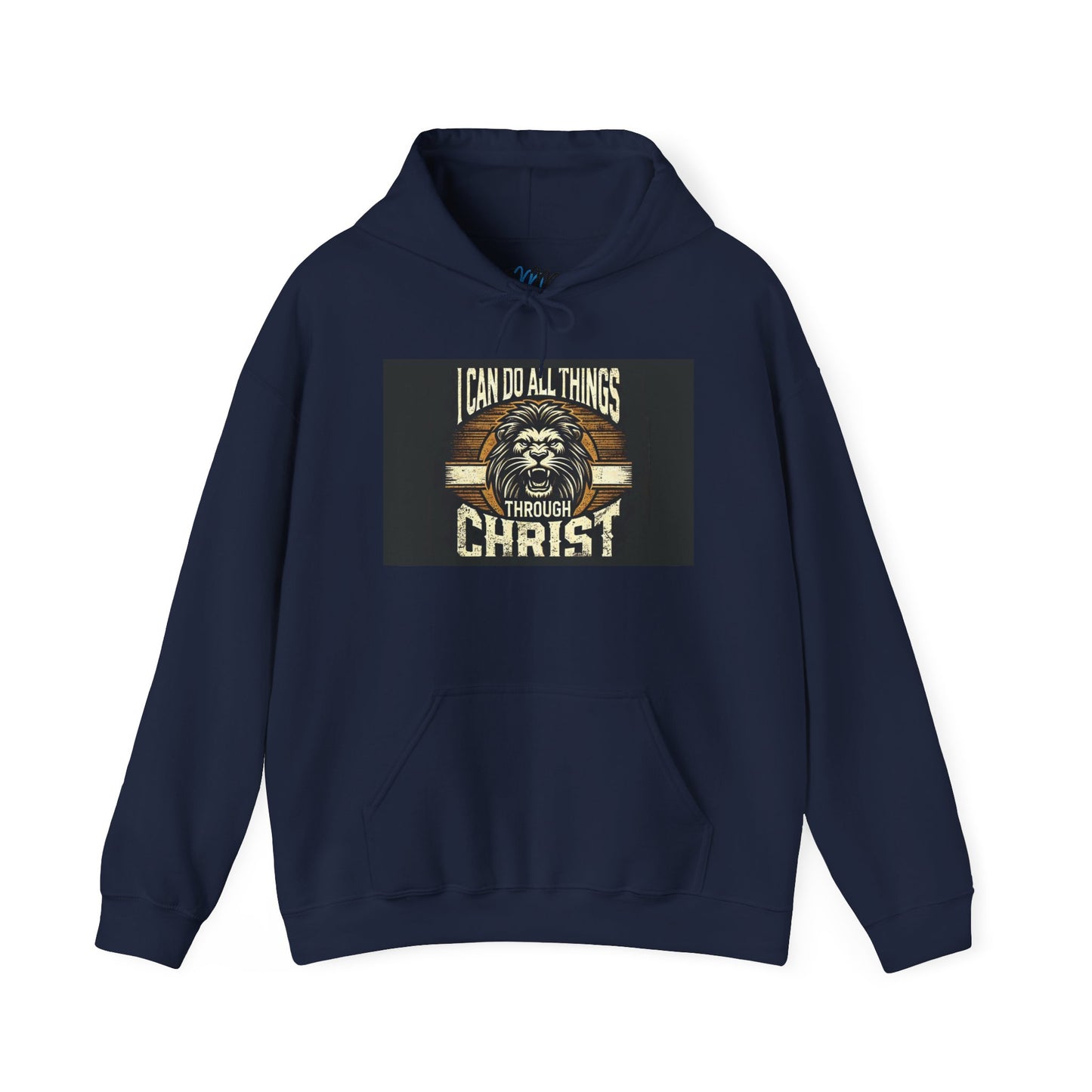 "I Can Do All Things – Philippians 4:13 Lion Hoodie" – Cavern of Time Series Hoodie"