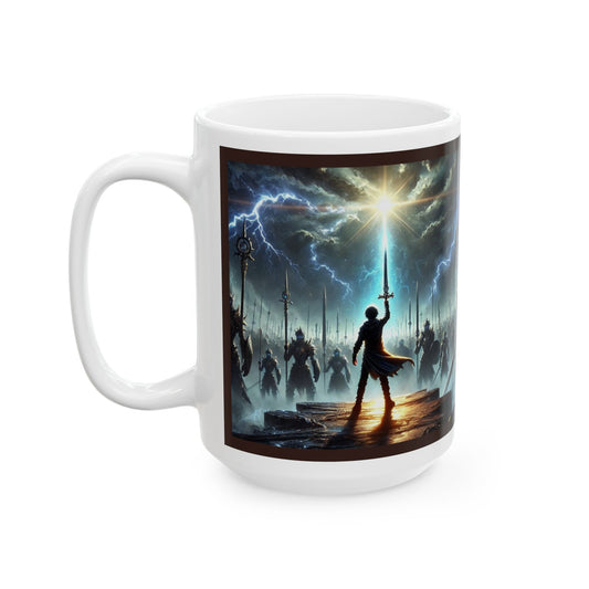 Ceramic Mug – Sword of the Goliath – Philippians 4:13 Cavern of Time Series – Adventure Collection - 11oz & 15oz