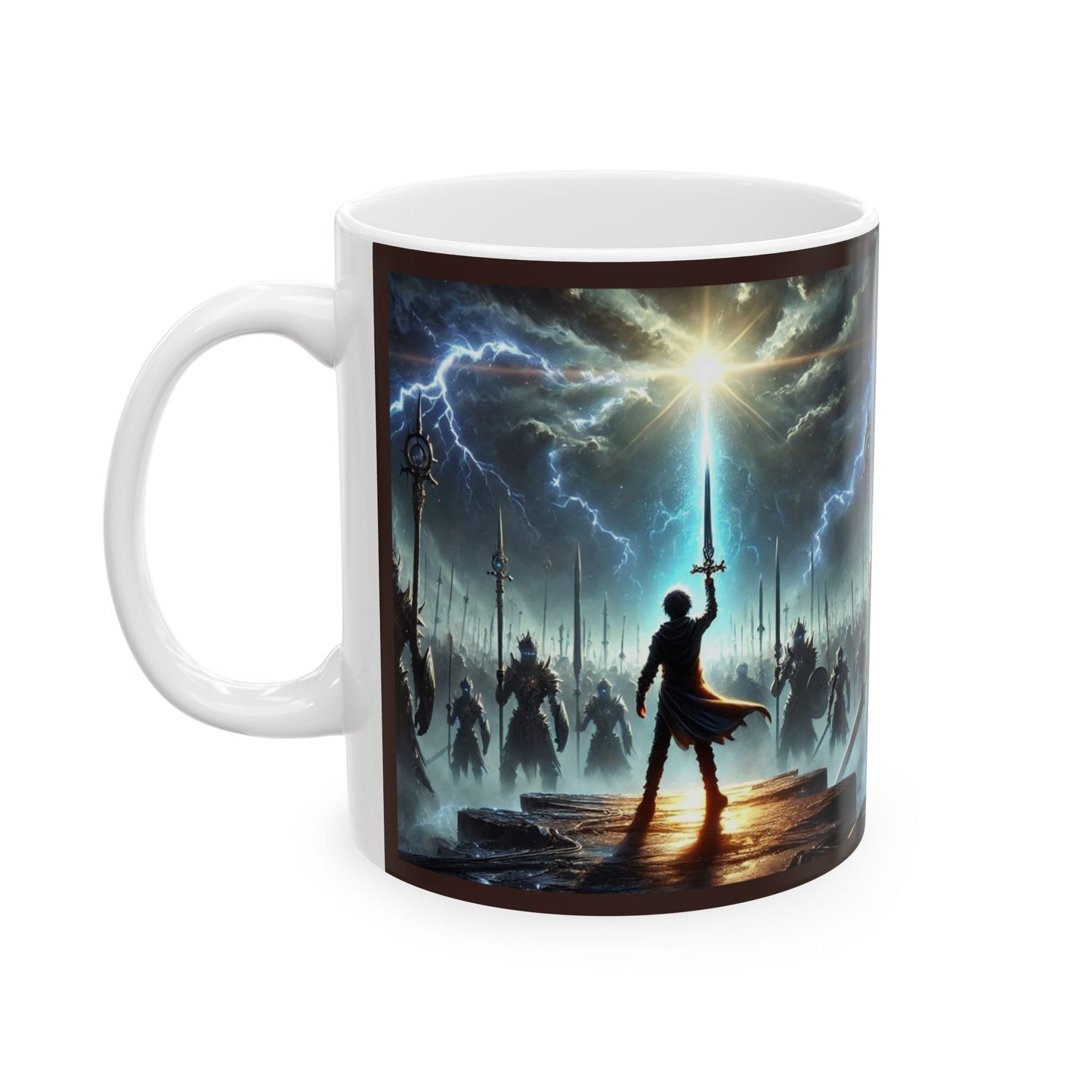 Ceramic Mug – Sword of the Goliath – Philippians 4:13 Cavern of Time Series – Adventure Collection - 11oz & 15oz