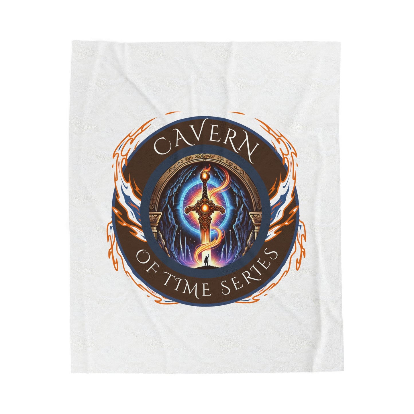 Cavern of Time Series Velveteen Plush Blanket – Cozy Fantasy Throw for Adventurers