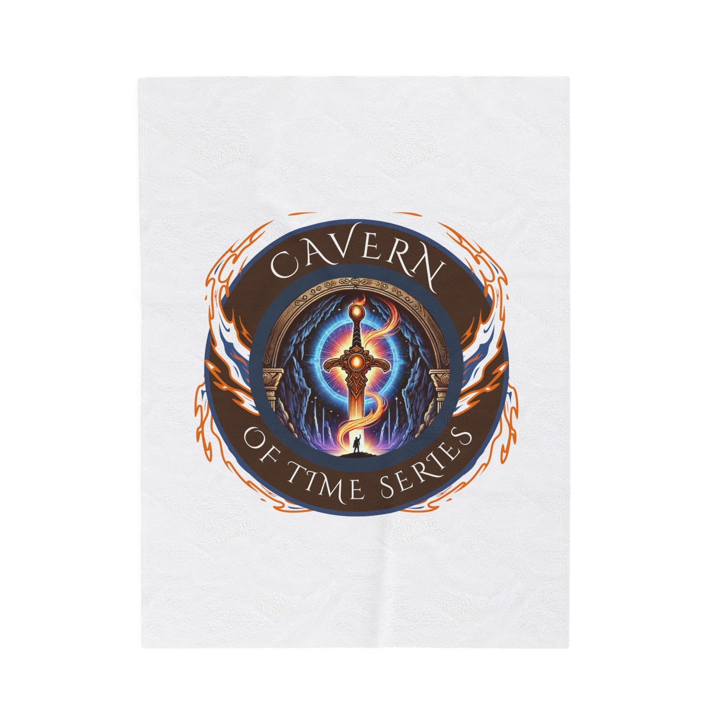 Cavern of Time Series Velveteen Plush Blanket – Cozy Fantasy Throw for Adventurers