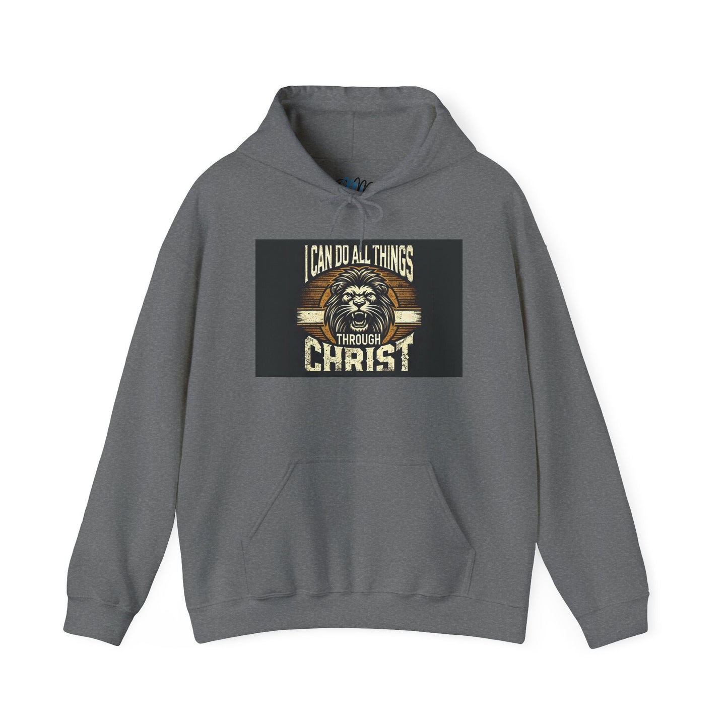 "I Can Do All Things – Philippians 4:13 Lion Hoodie" – Cavern of Time Series Hoodie"