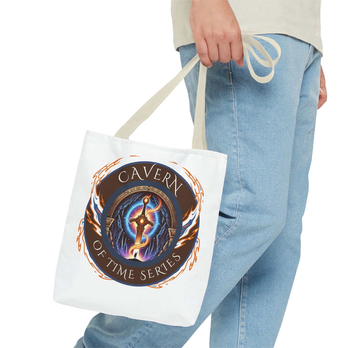 The Explorer’s Tote – Cavern of Times Edition - Stylish and Functional Carryall for Fantasy Lovers