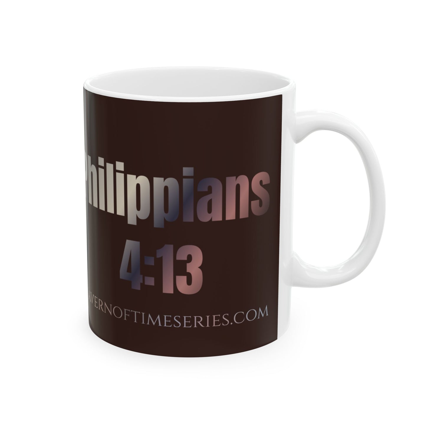 Ceramic Mug – Sword of the Goliath – Philippians 4:13 Cavern of Time Series – Adventure Collection - 11oz & 15oz