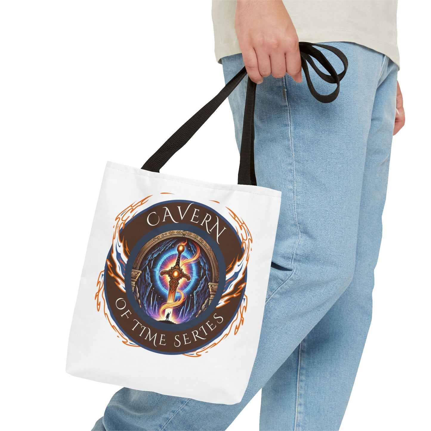 The Explorer’s Tote – Cavern of Times Edition - Stylish and Functional Carryall for Fantasy Lovers