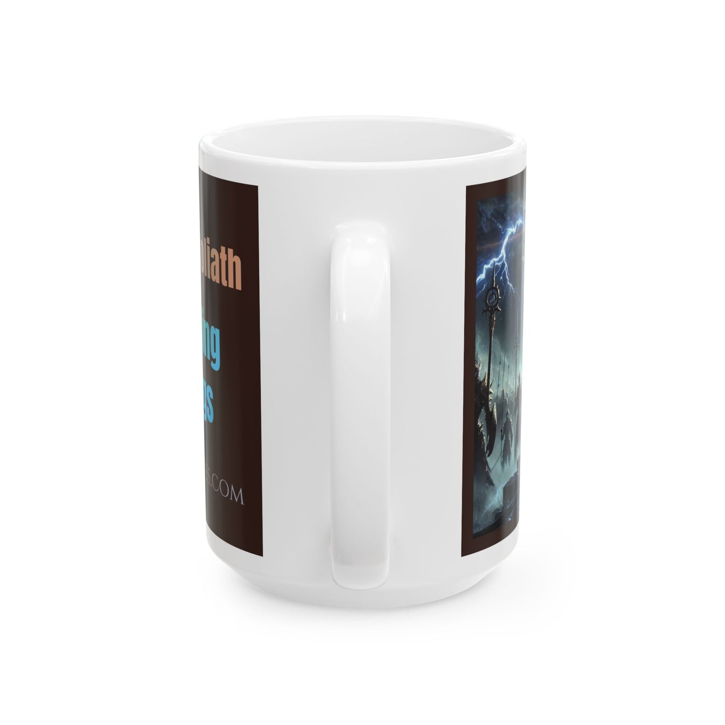 Ceramic Mug - Cavern of Time Series - Sword of the Goliath – "Accomplishing Great Things" 11oz & 15oz