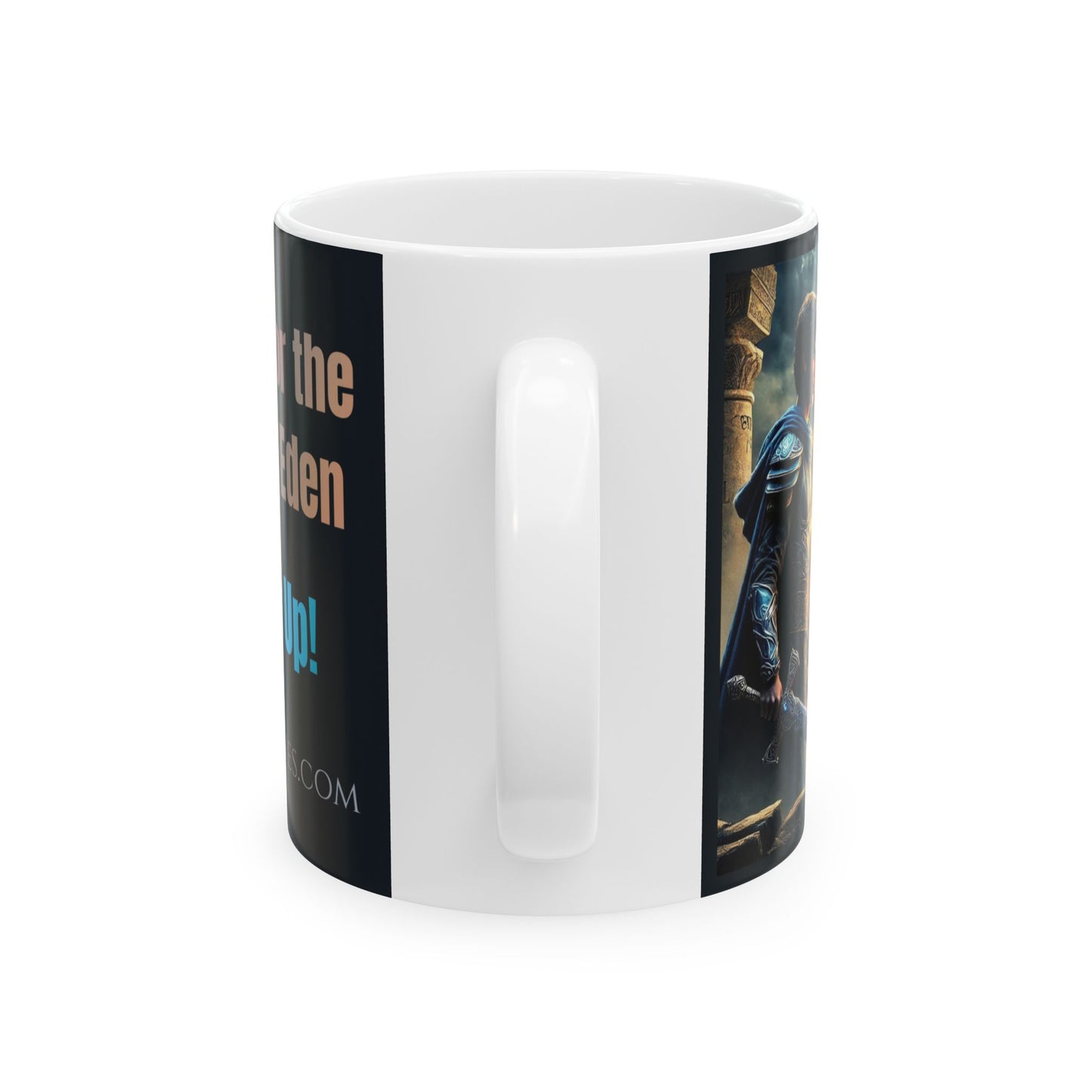 Ceramic Mug - Cavern of Time Series - The Search for the Entrance to Eden – "Never Give Up!" 11oz & 15oz