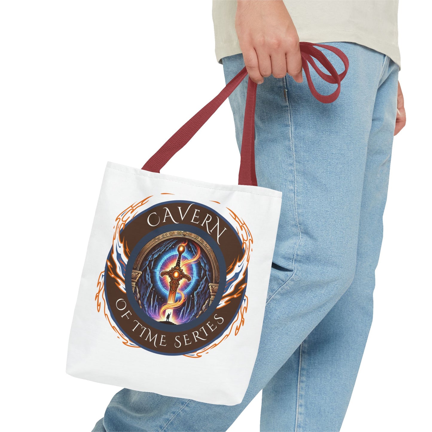 The Explorer’s Tote – Cavern of Times Edition - Stylish and Functional Carryall for Fantasy Lovers