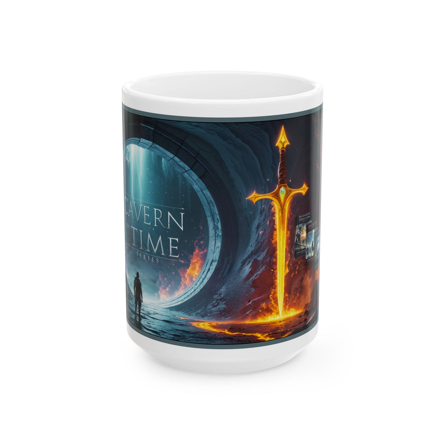 Ceramic Mug – The Past Whispers, The Future Calls – Cavern of Time Series – Adventure Collection - 11oz & 15oz