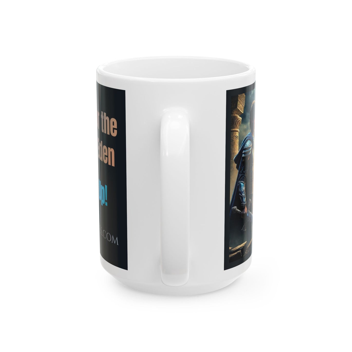 Ceramic Mug - Cavern of Time Series - The Search for the Entrance to Eden – "Never Give Up!" 11oz & 15oz