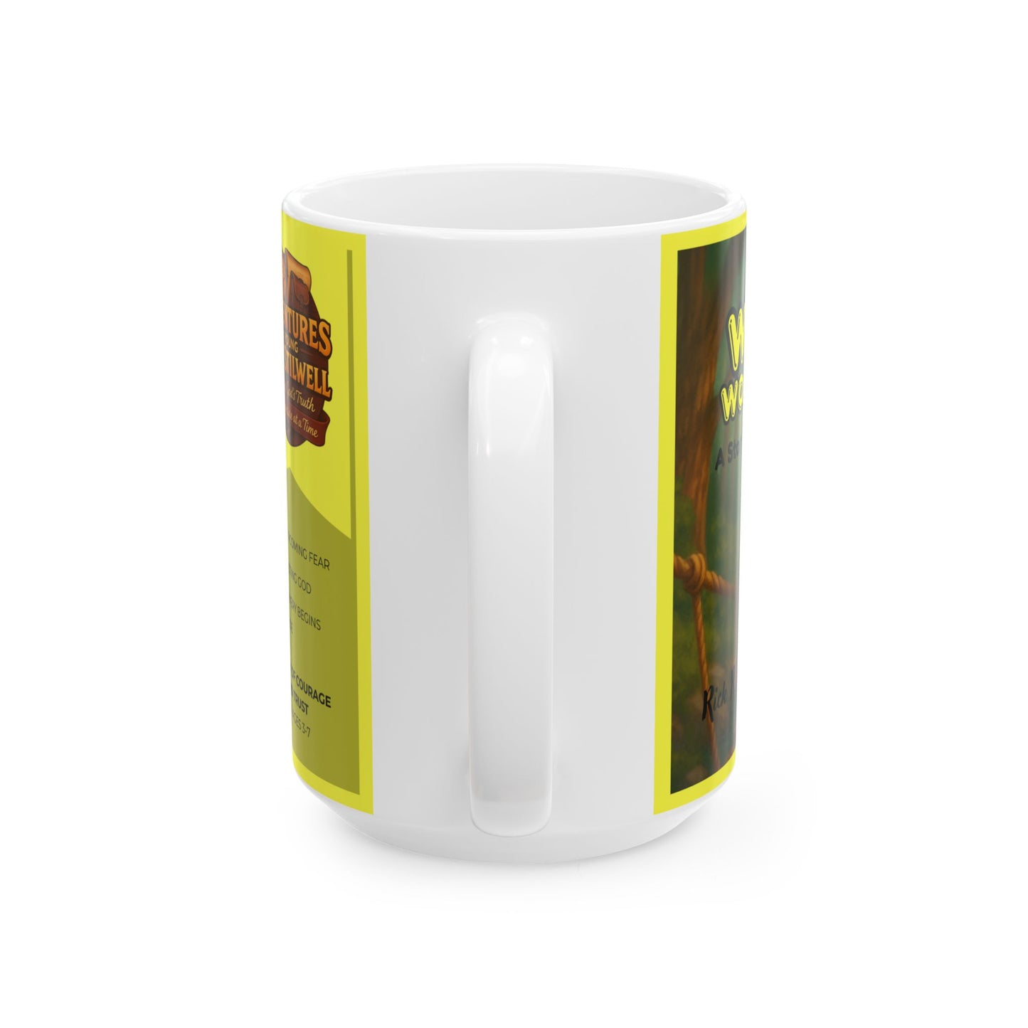 Ceramic Mug – Adventures of Young Will Stilwell Mug – Will and the Wobbly Bridge – Adventure Collection - 11oz & 15oz